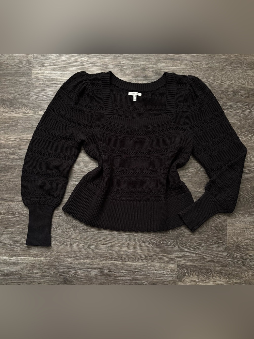 Maurices Black Scoop-Neck Knit Sweater